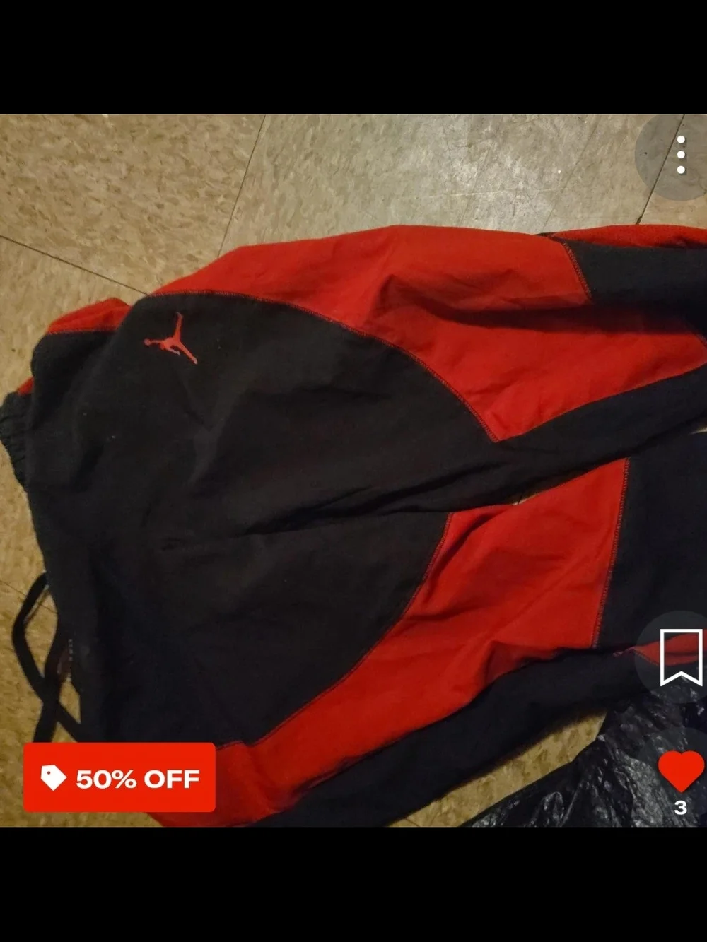 Jordans Windbreaker Pants With Pockets Like New Size L